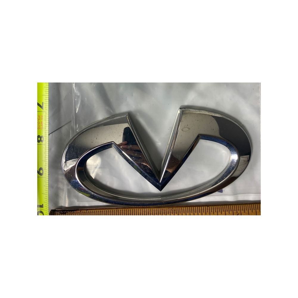 Infiniti G35 G37 Q50 Q60 Rear Trunk‎ Lid Emblem Logo Badge Chrome OEM 4.5 Inch